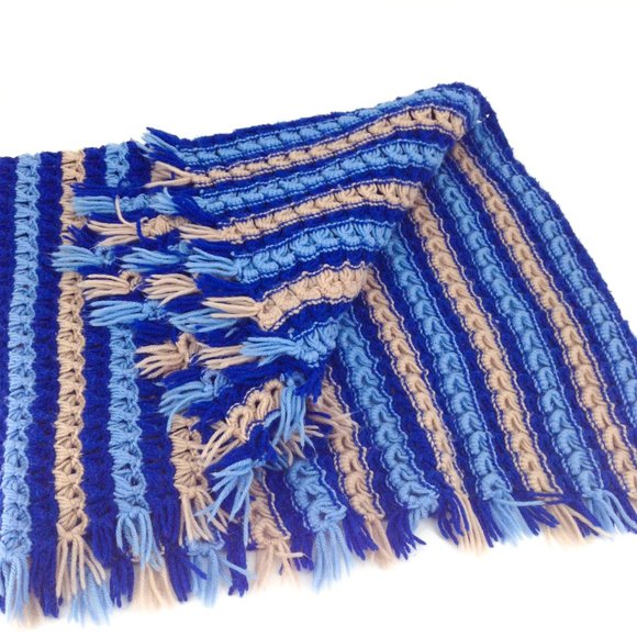 HANDMADE Crochet Afghan Throw/Blanket - Picture 5 of 7